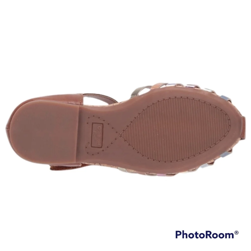 Oshkosh B'Gosh Halle Toddler Girl' Fashion Sandals. Size 7 Toddler